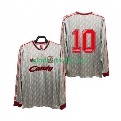 Udebane Trøje Liverpool 10 Retro 1989 1991 L/Æ Mænd