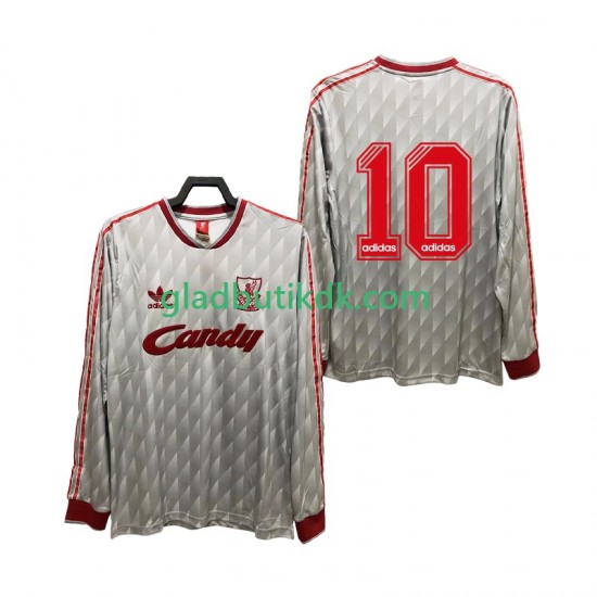 Udebane Trøje Liverpool 10 Retro 1989 1991 L/Æ Mænd