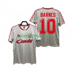 Udebane Trøje Liverpool BARNES 10 Retro 1989 1991 K/Æ Mænd