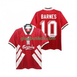 Hjemmebane Trøje Liverpool BARNES 10 Retro 1993 1995 K/Æ Mænd