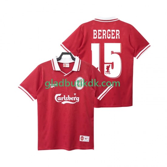 Hjemmebane Trøje Liverpool BERGER 15 Retro 1996 1998 K/Æ Mænd