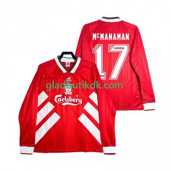 Hjemmebane Trøje Liverpool MCMANAMAN 17 Retro 1993 1995 L/Æ Mænd