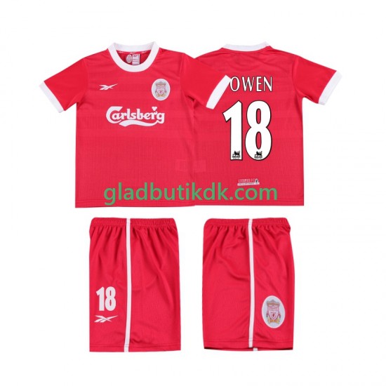 Hjemmebane Trøje Liverpool OWEN 18 Retro LWP 1997 1998 K/Æ Børn(+Shorts)