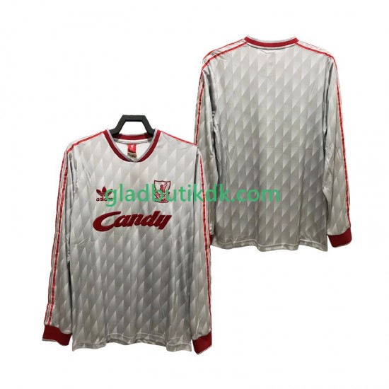 Udebane Trøje Liverpool Retro 1989 1991 L/Æ Mænd