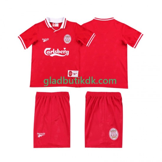 Hjemmebane Trøje Liverpool Retro LWP 1996 1997 K/Æ Børn(+Shorts)