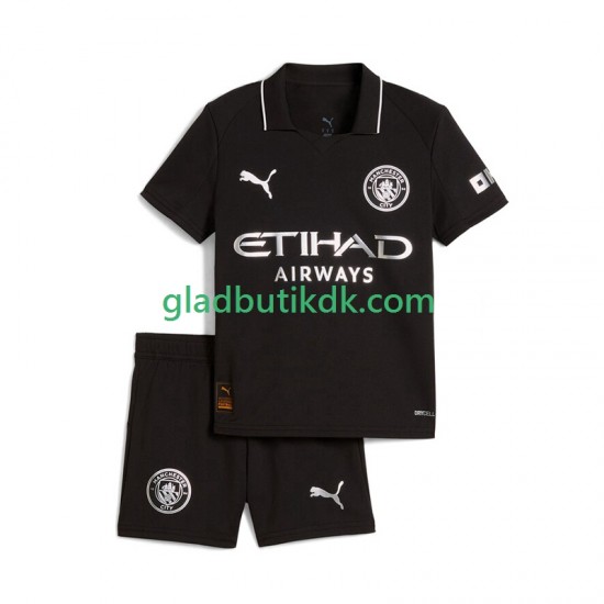 Udebane Trøje Manchester City 2025-2026 K/Æ Børn(+Shorts)