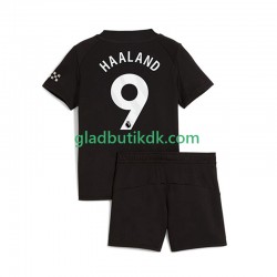 Udebane Trøje Manchester City Erling Haaland 9 2025-2026 K/Æ Børn(+Shorts)
