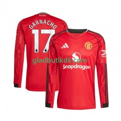 Hjemmebane Trøje Manchester United Alejandro Garnacho 17 2025-2026 L/Æ Mænd