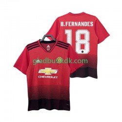 Hjemmebane Trøje Manchester United B.FERNANDES 18 Retro 2018 2019 K/Æ Mænd