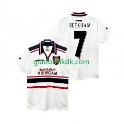 Udebane Trøje Manchester United Beckham 7 Retro 1998 1999 K/Æ Mænd
