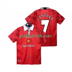 Hjemmebane Trøje Manchester United CANTONA 7 Retro 1996 1997 K/Æ Mænd
