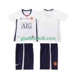 Udebane Trøje Manchester United Retro Champions League 2008 2009 K/Æ Børn(+Shorts)