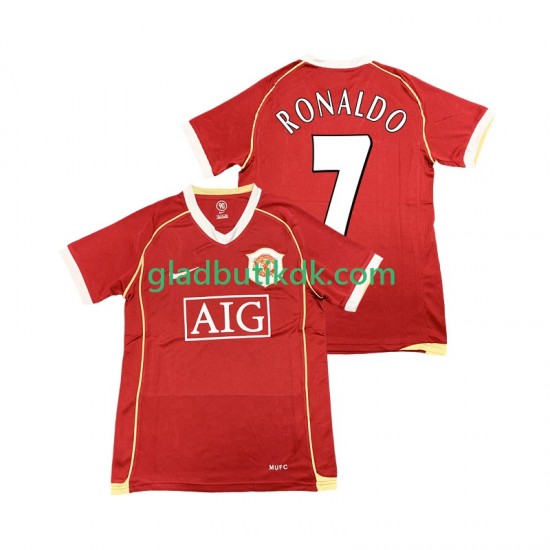 Hjemmebane Trøje Manchester United Cristiano Ronaldo 7 Retro 2006 2007 K/Æ Mænd