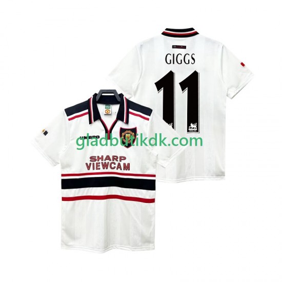 Udebane Trøje Manchester United GIGGS 11 Retro 1998 1999 K/Æ Mænd