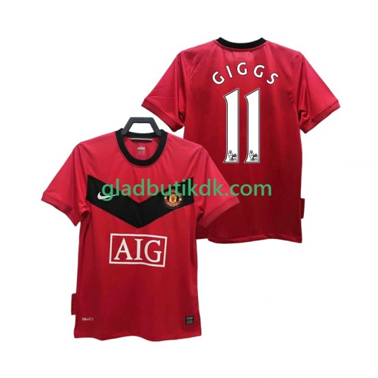 Hjemmebane Trøje Manchester United GIGGS 11 Retro 2009 2010 K/Æ Mænd