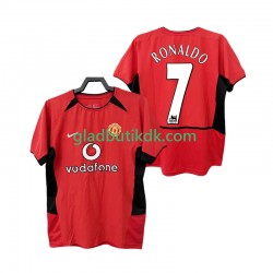 Hjemmebane Trøje Manchester United RONALDO 7 Retro 2002 2004 K/Æ Mænd