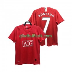 Hjemmebane Trøje Manchester United RONALDO 7 Retro Premier League 2007 2008 K/Æ Mænd