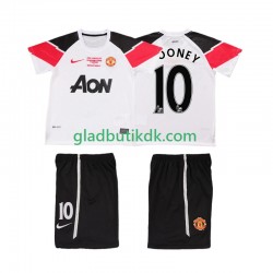 3. Valg Trøje Manchester United ROONEY 10 Retro Champions League 2011 2012 K/Æ Børn(+Shorts)