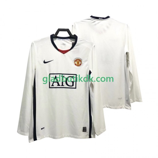 Udebane Trøje Manchester United Retro Premier League 2008 2009 L/Æ Mænd