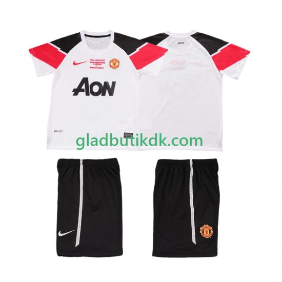 3. Valg Trøje Manchester United Retro Champions League 2011 2012 K/Æ Børn(+Shorts)