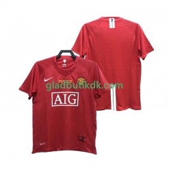 Hjemmebane Trøje Manchester United Retro 2007 2008 K/Æ Mænd