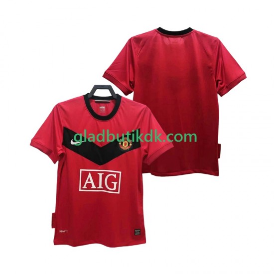 Hjemmebane Trøje Manchester United Retro 2009 2010 K/Æ Mænd