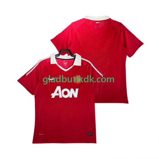Hjemmebane Trøje Manchester United Retro 2010 2011 K/Æ Mænd