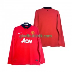 Hjemmebane Trøje Manchester United Retro 2013 2014 L/Æ Mænd