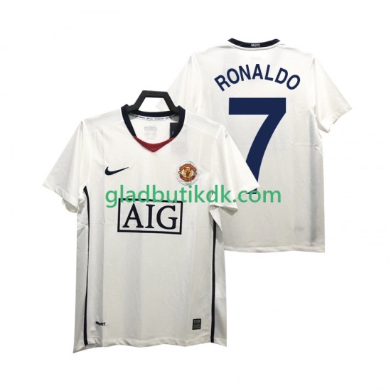 Udebane Trøje Manchester United Ronaldo 7 Retro Premier League 2008 2009 K/Æ Mænd