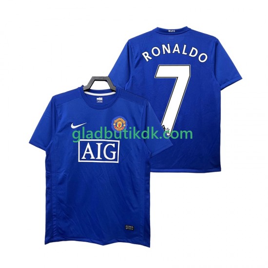 3. Valg Trøje Manchester United Ronaldo 7 Retro 2008 2009 K/Æ Mænd