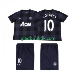 Udebane Trøje Manchester United Rooney 10 Retro 2013 2014 K/Æ Børn(+Shorts)