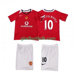 Hjemmebane Trøje Manchester United Ruud van Nistelrooy Retro 2005 2006 K/Æ Børn(+Shorts)
