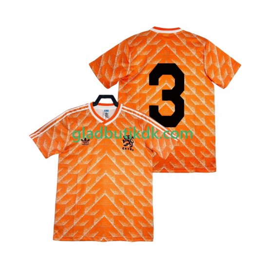 Hjemmebane Trøje Holland 3 Retro 1988 K/Æ Mænd