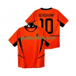 Hjemmebane Trøje Holland BERGKAMP 10 Retro 2002 K/Æ Mænd