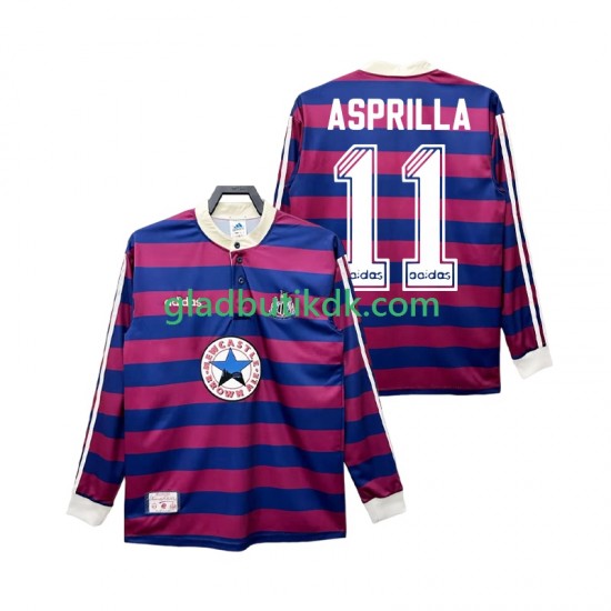 Udebane Trøje Newcastle United ASPRILLA 11 Retro 1995 1997 L/Æ Mænd