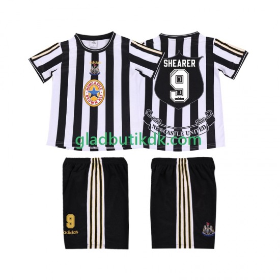 Hjemmebane Trøje Newcastle United SHEARER 9 Retro 1997 1999 K/Æ Børn(+Shorts)