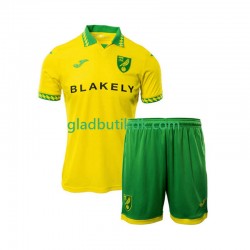 Hjemmebane Trøje Norwich City 2025-2026 K/Æ Børn(+Shorts)