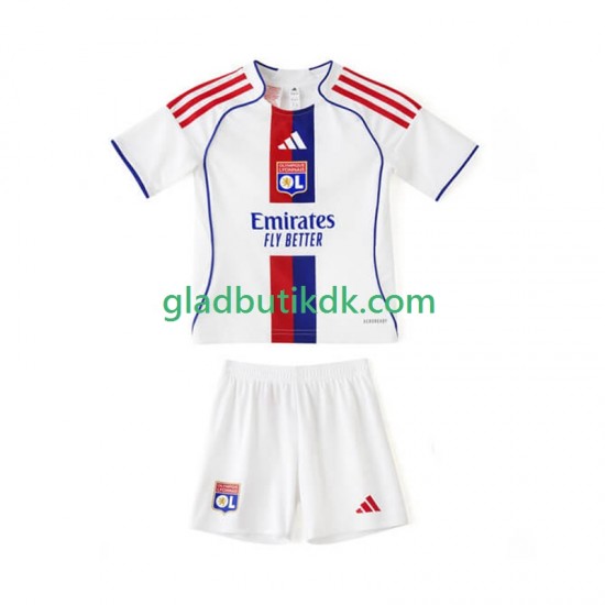Hjemmebane Trøje Olympique Lyon 2025-2026 K/Æ Børn(+Shorts)