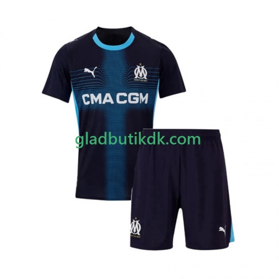 Udebane Trøje Olympique de Marseille 2025-2026 K/Æ Børn(+Shorts)