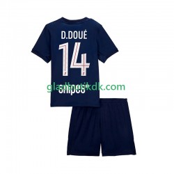 Hjemmebane Trøje Paris Saint-Germain Desire Doue 14 2025-2026 K/Æ Børn(+Shorts)
