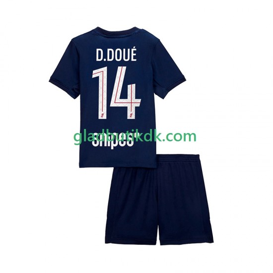 Hjemmebane Trøje Paris Saint-Germain Desire Doue 14 2025-2026 K/Æ Børn(+Shorts)