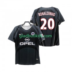 3. Valg Trøje Paris Saint-Germain RONALDINHO 20 Retro 2001 2002 K/Æ Mænd