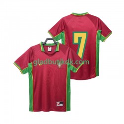 Hjemmebane Trøje Portugal 7 Retro 1998 K/Æ Mænd