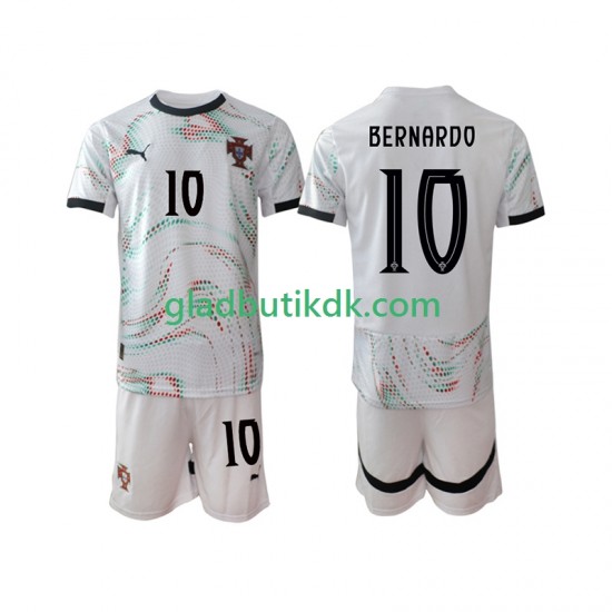 Udebane Trøje Portugal Bernardo Silva 10 2025-2026 K/Æ Børn(+Shorts)