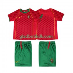 Hjemmebane Trøje Portugal Retro 2004 K/Æ Børn(+Shorts)