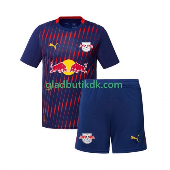 Udebane Trøje RB Leipzig 2025-2026 K/Æ Børn(+Shorts)
