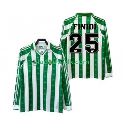 Hjemmebane Trøje Real Betis FINIDI 25 Retro 1996 1997 L/Æ Mænd