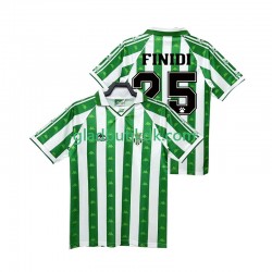 Hjemmebane Trøje Real Betis FINIDI 25 Retro 1996 1997 K/Æ Mænd
