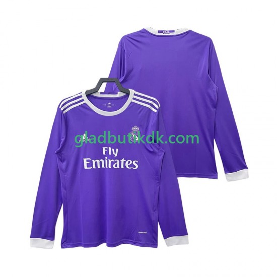 Udebane Trøje Real Madrid Retro 2016 2017 L/Æ Mænd