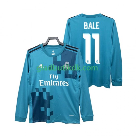 3. Valg Trøje Real Madrid BALE 11 Retro 2017 2018 L/Æ Mænd